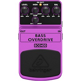 Open Box Behringer Bass Overdrive BOD400 Bass Effects Pedal Level 1