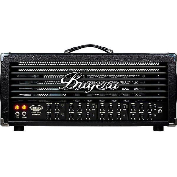 Open Box Bugera Trirec 100W 3-Channel Tube Guitar Amplifier Head Level 2  190839089458