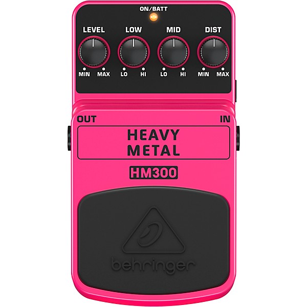Open Box Behringer Heavy Metal HM300 Distortion Guitar Effects Pedal Level 1