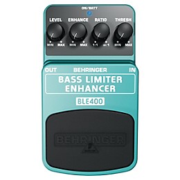 Open Box Behringer Bass LImiter Enhancer BLE400 Bass Effects Pedal Level 1