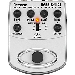 Behringer BDI21 V-Tone Bass Driver Bass Amp Modeler/Direct Recording Preamp/DI Box Pedal