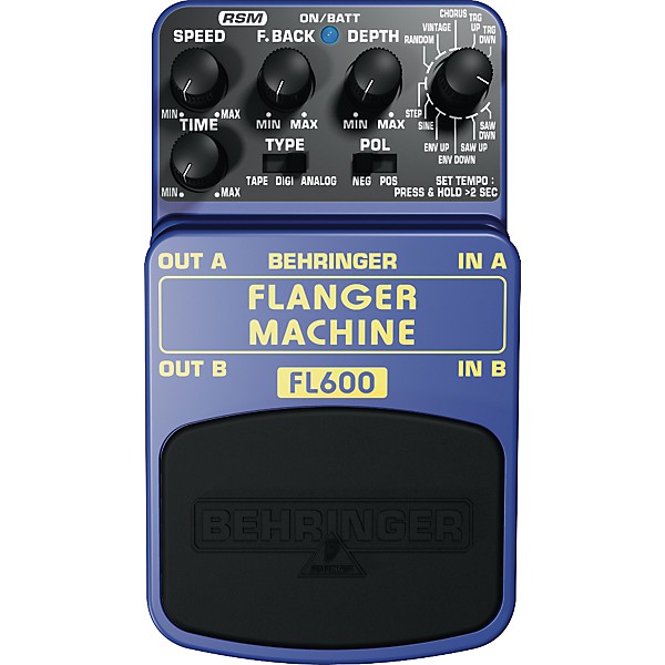 Behringer Flanger Machine FL600 Guitar Effects Pedal