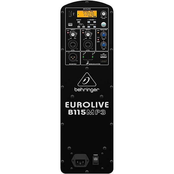 Behringer EUROLIVE B115MP3 1,000W 15" Powered Speaker