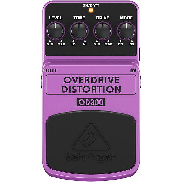 Behringer Overdrive/Distortion OD300 Guitar Effects Pedal