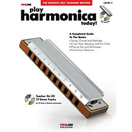 Proline Play Harmonica Today! Method Book With CD & DVD