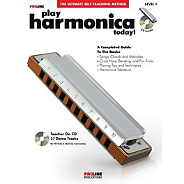 Proline Play Harmonica Today! Method Book With CD & DVD