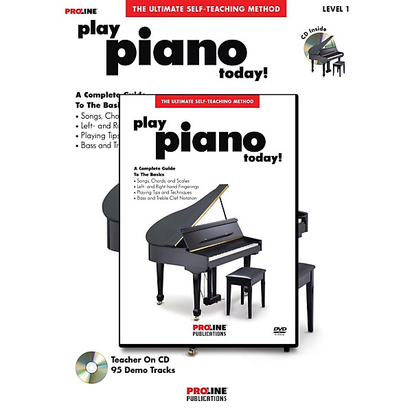 Proline Play Piano Today! Method (Book/CD/DVD)