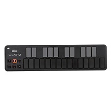 KORG nanoKEY Fold Foldable MIDI keyboard Black | Guitar Center