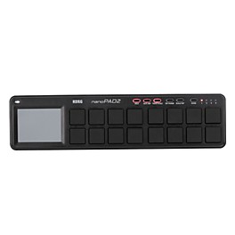 Open Box KORG NANOPAD2 Slim-Line USB Drum Pad Controller Level 1 Black