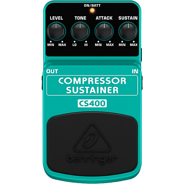 Behringer CS400 Compressor/Sustainer Guitar Effects Pedal