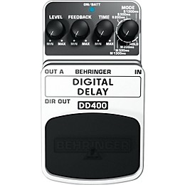 Behringer DD400 Digital Delay Guitar Effects Pedal