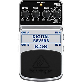 Open Box Behringer DR600 Digital Stereo Reverb Guitar Effects Pedal Level 1