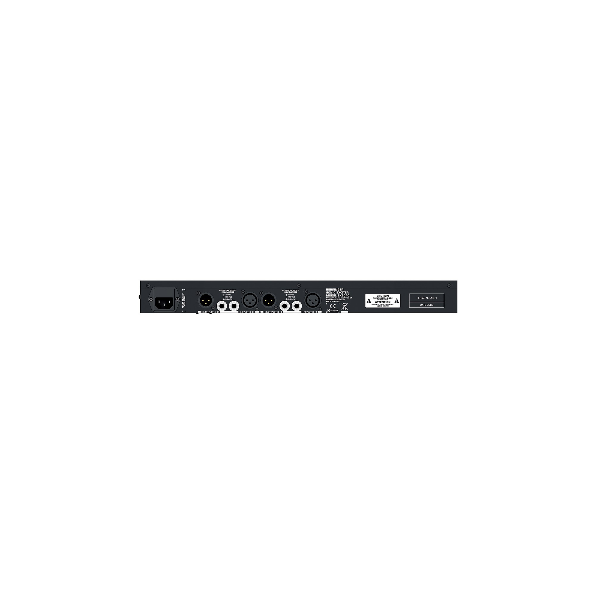Open Box Behringer SX3040 Sonic Exciter Stereo Sound Enhancement