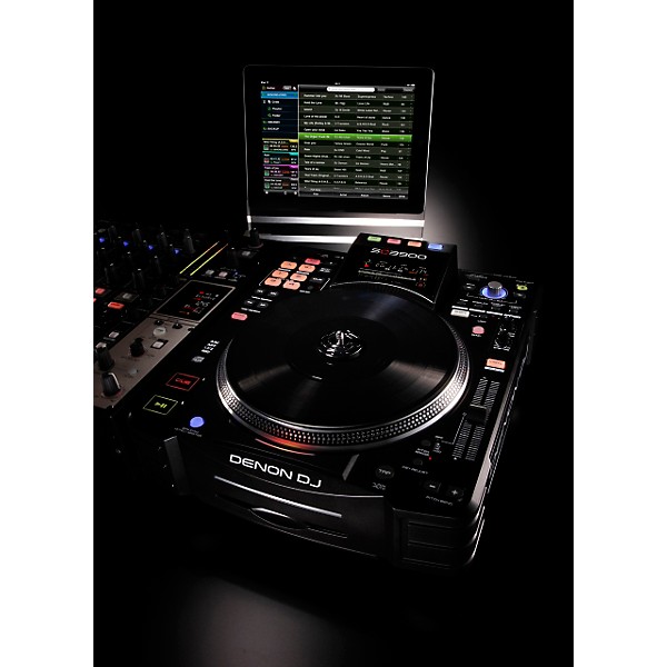 Denon DJ SC3900 Digital Media Turntable & DJ Controller Black