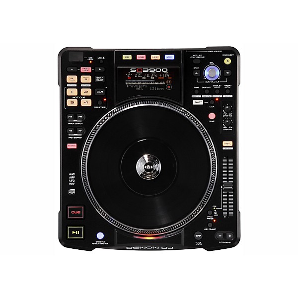 Denon DJ SC3900 Digital Media Turntable & DJ Controller Black