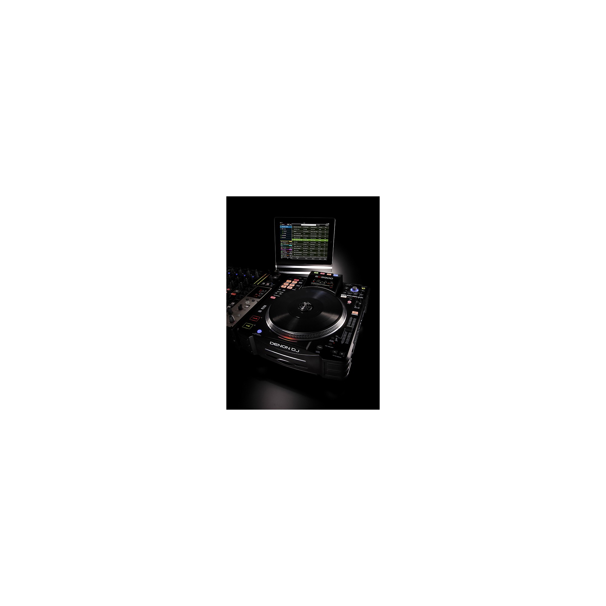 Denon DJ SC3900 Digital Media Turntable & DJ Controller Black