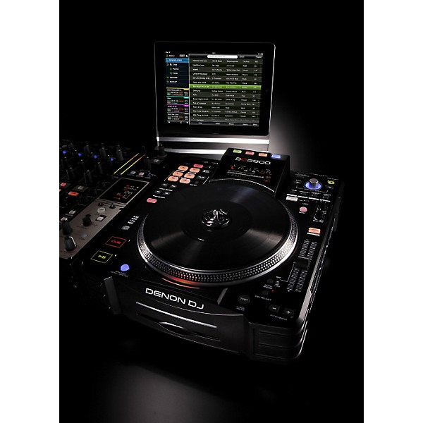 Denon DJ SC3900 Digital Media Turntable & DJ Controller Black