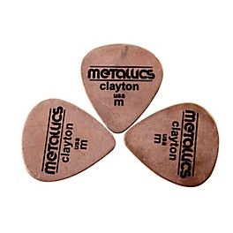 Clayton Metallics Standard Pick 3-Pack Copper Clayton Metallics Standard Pick 3-Pack Copper