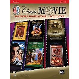 Alfred Classic Movie Instrumental Solos Trombone Play Along Book/CD