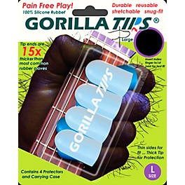 Gorilla Tips Fingertip Protectors Clear Medium Gorilla Tips Fingertip Protectors Clear Large