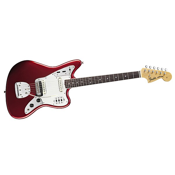 Fender American Vintage '65 Jaguar Electric Guitar Candy Apple Red Rosewood Fingerboard