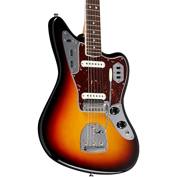 Fender American Vintage '65 Jaguar Electric Guitar 3-Color Sunburst Rosewood Fingerboard
