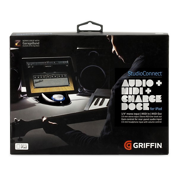 Griffin StudioConnect Audio and MIDI + Charging Dock for iPad