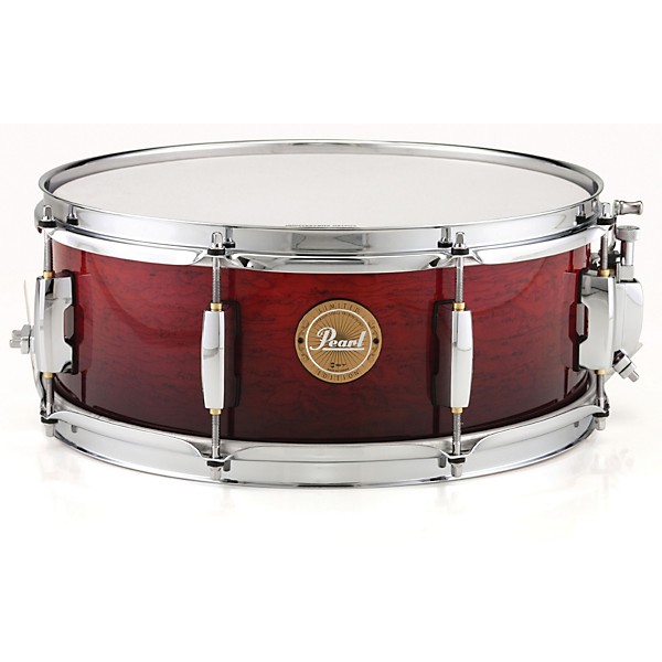 Pearl Limited Edition Artisan II Lacquer Poplar/African Mahogany Snare Drum Venetian Red with Chrome Hardware 14x5.5