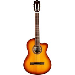 Open Box Cordoba C5-CE Classical Cutaway Acoustic-Electric Guitar Level 2 Sunburst 190839511119