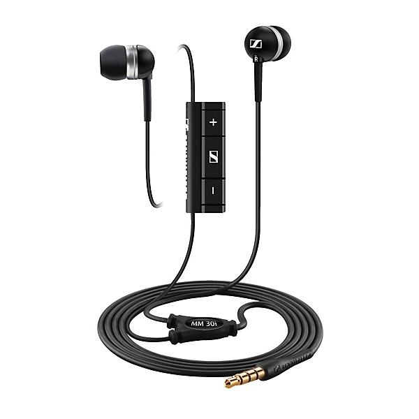 Sennheiser MM 30i In-Ear Stereo Headphones w/ Microphone Black