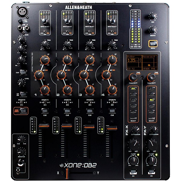 ALLEN&HEATH/デジタルDJミキサー/Xone:DB4 Open Box Allen & Heath XONE:DB2 4-Channel Digital DJ Mixer with