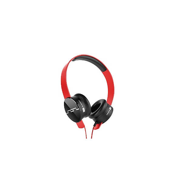 SOL REPUBLIC Tracks HD On-Ear Headphones with Single Button Remote Red