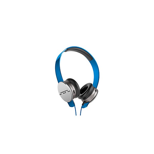 SOL REPUBLIC Tracks HD On-Ear Headphones with Single Button Remote Blue