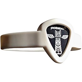 Pickbandz Pick-Holding WristBand Epic Black Medium to Large Pickbandz Pick-Holding WristBand Ghost White