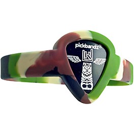 Pickbandz Pick-Holding WristBand Peace Out Tie Dye Med... Pickbandz Pick-Holding WristBand Stealth Camouflage Medium to Large