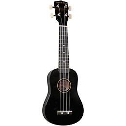 Diamond Head DU-10 Soprano Ukulele Black Black Fingerboard