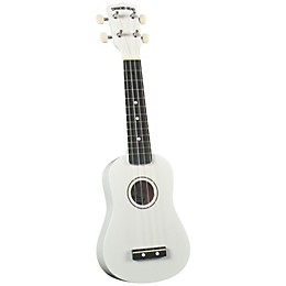 Diamond Head DU-10 Soprano Ukulele White Black Fingerboard