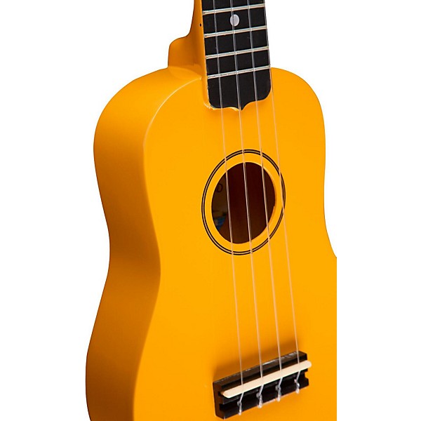 Diamond Head DU-10 Soprano Ukulele Yellow Black Fingerboard