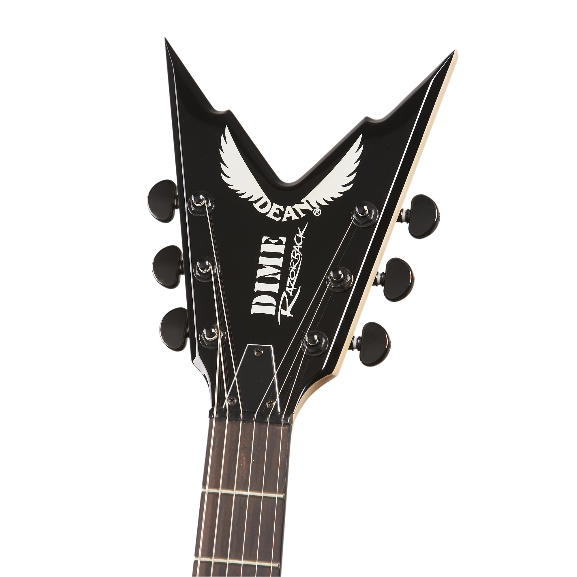 ギター Dean Razorback Two-Tone Dimebag Darrell New Arrival Dean Dime Razorback Black Tooth Limited Electric