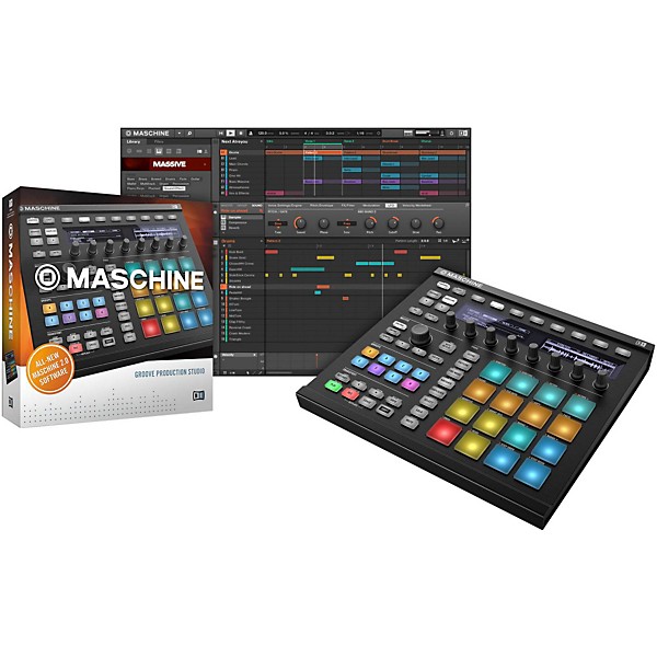 高価値セリー Mk2 MASCHINE ID未発録 Native 黒 instrument DTM・DAW 