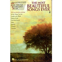 Hal Leonard The Most Beautiful Songs Ever - Easy Electronic Keyboard Music Series Vol. 2