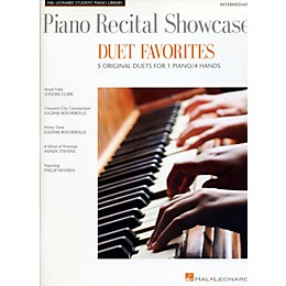 Hal Leonard Piano Recital Showcase - Duet Favorites - 5 Original Duets For 1 Piano/4 Hands
