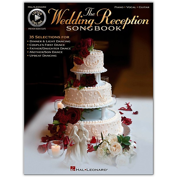 Hal Leonard The Wedding Reception Songbook for Piano/Vocal/Guitar (Book/Online Audio)