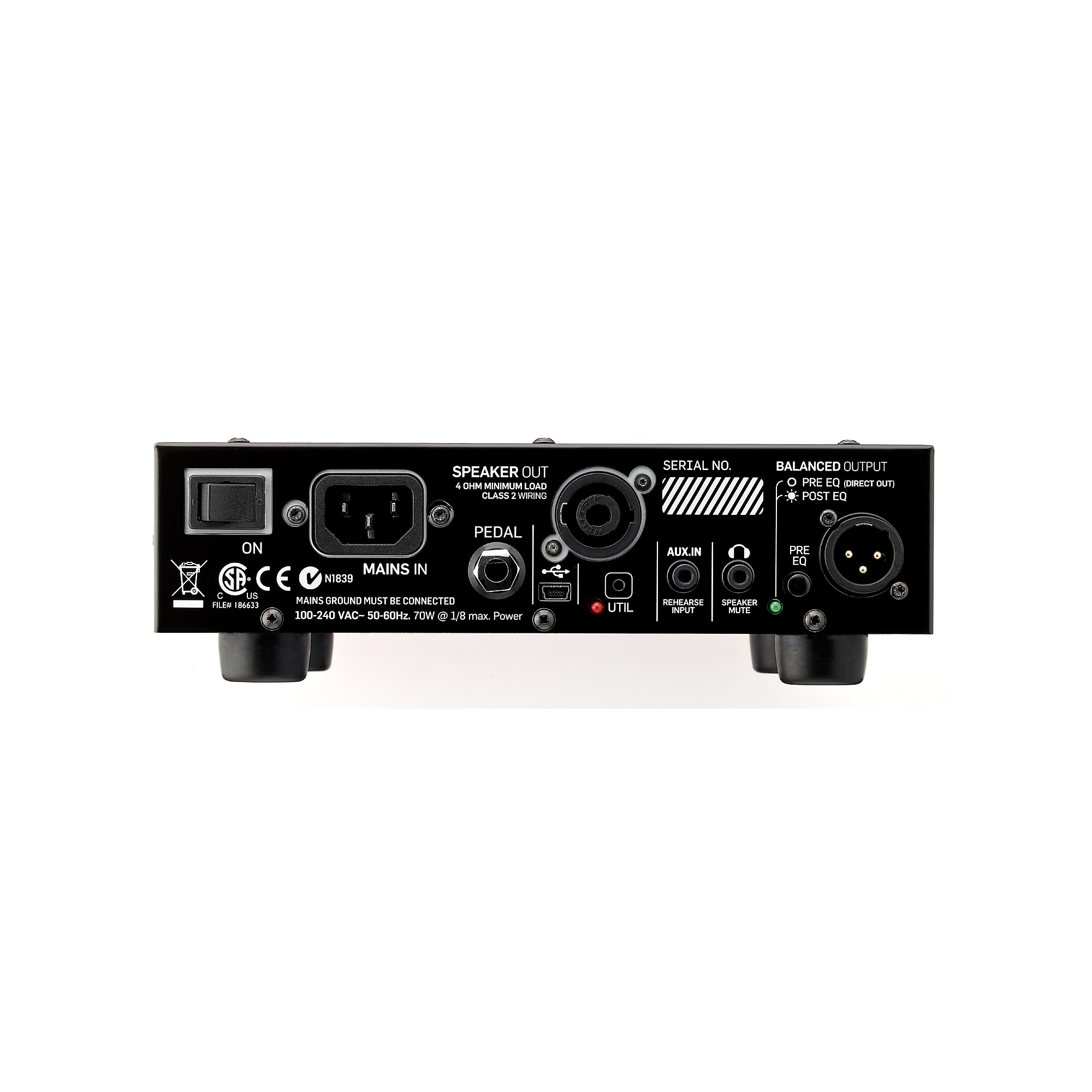 TC Electronic BH250 250W Bass Amp Head Black | Guitar Center