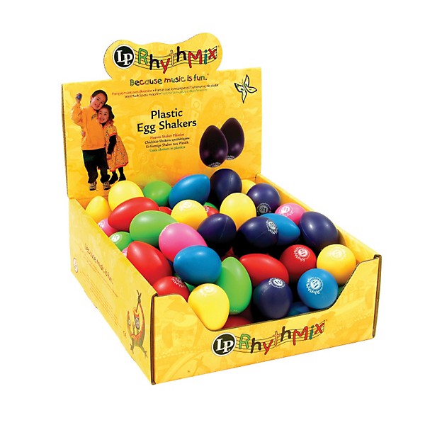 LP Rhythmix Plastic Egg Shakers (48 Pack)