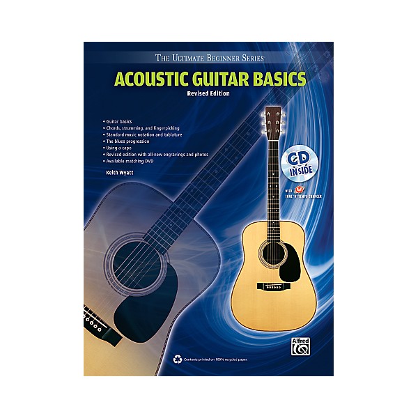 Alfred Ultimate Beginner Acoustic Guitar Basics (Revised Edition) Book & CD