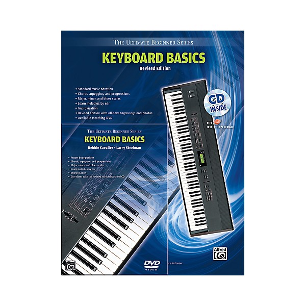 Alfred Ultimate Beginner Mega Pak Keyboard Basics (Rev. Ed.) Book, CD & DVD