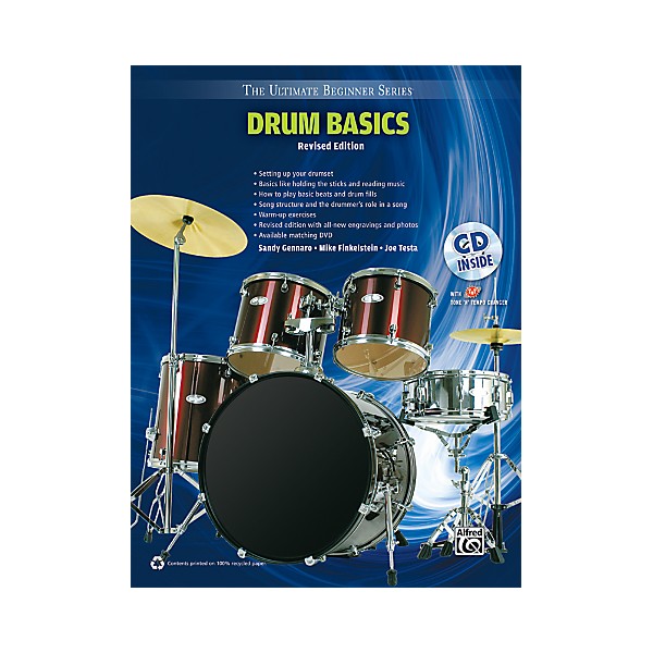Alfred Ultimate Beginner Drum Basics (Revised Edition) Book & CD