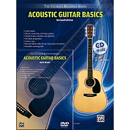 Alfred Ultimate Beginner Mega Pak Acoustic Guitar Basics (Rev. Ed.) Book, CD & DVD