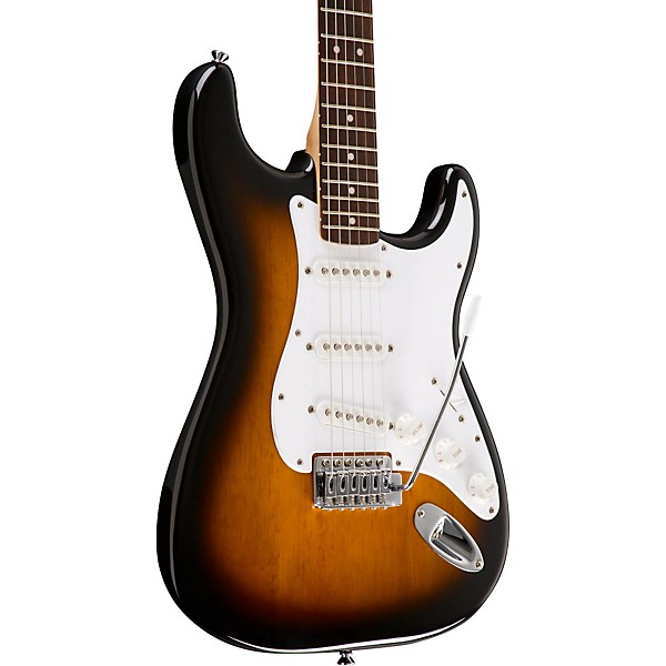 Clearance Squier Affinity Stratocaster Electric Guitar Pack w/ 10G Amplifier Brown Sunburst